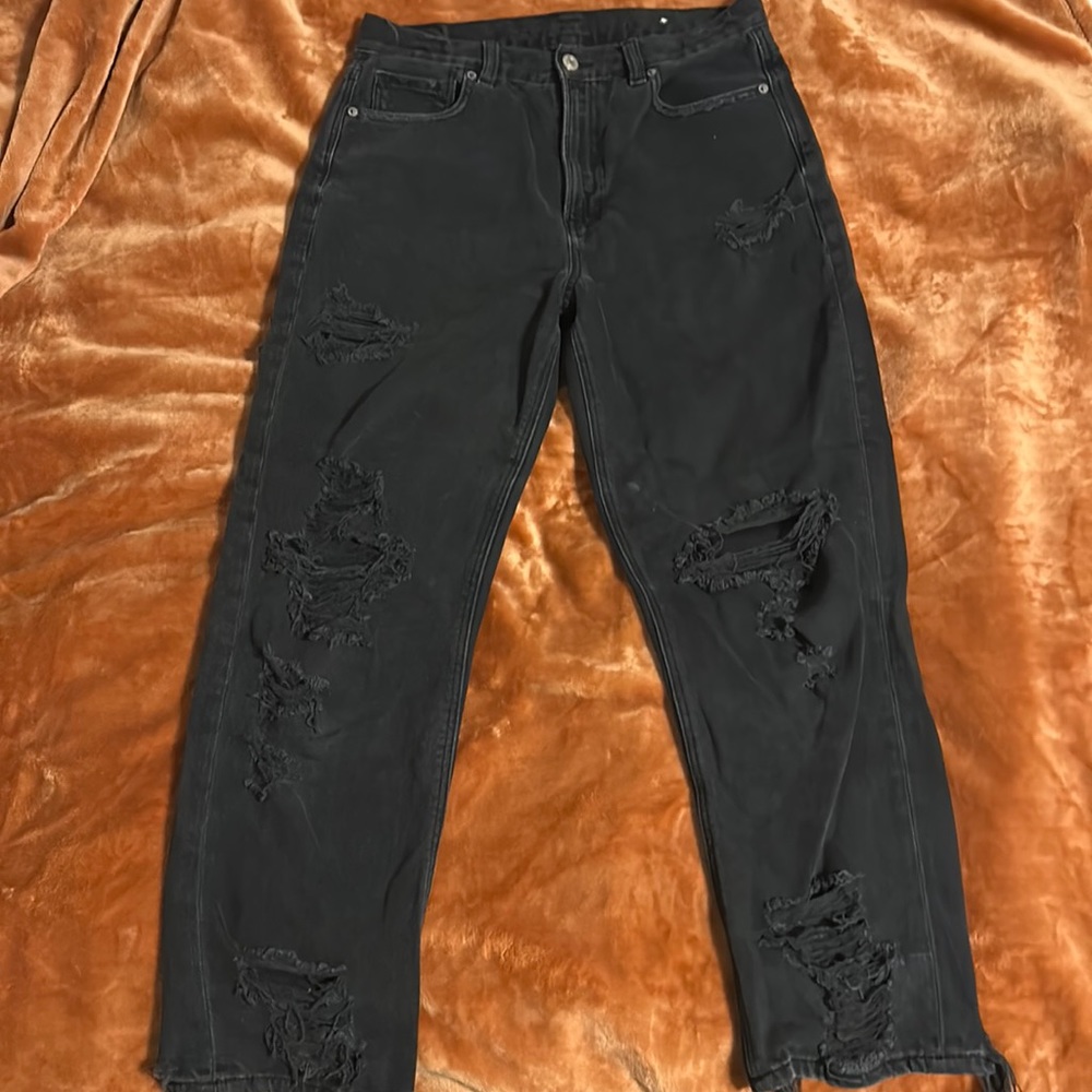 american eagle high waisted jeans